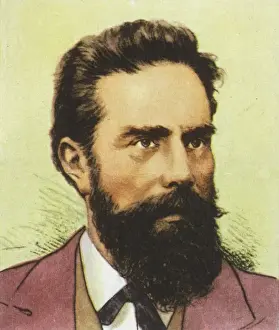 German Physicist History Drucke: Rontgen / Colour