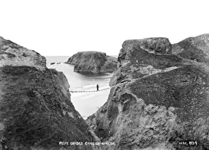 Northern Ireland Coastal Scenes Drucke: Rope Bridge, Carrick-A-Rede