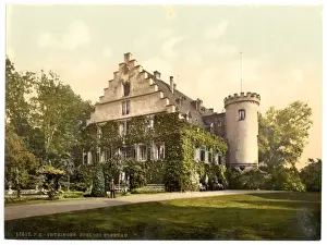 Historical German Castles Drucke: Rosenau Castle, Thuringia, Germany