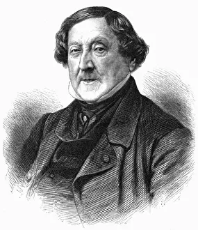 Italian Classical Music Artists Drucke: ROSSINI 1868