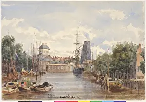 Drucke von Rotterdam (1845). Moore, James 1819 - 1883. Datum: 1845 James Moore Drucke: Rotterdam