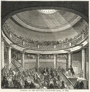 19th Century History Drucke: Rotunda Blackfriars