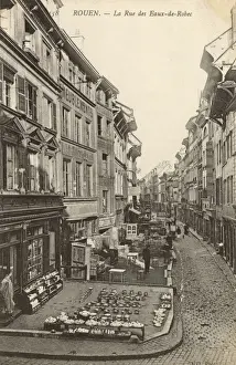 Rouen France Drucke: Rouen / Eaux Robec C1905