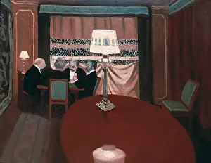 Nabis Movement Artists Drucke: A Round of Poker