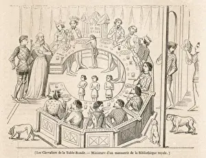 Arthurian Legend Art Drucke: Round Table