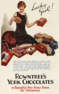 Anzeige von Rowntrees Yorkschokolade