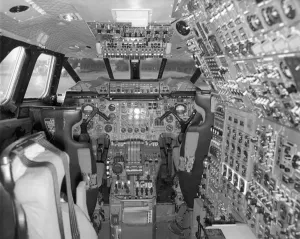Flugzeugcockpit der Concorde