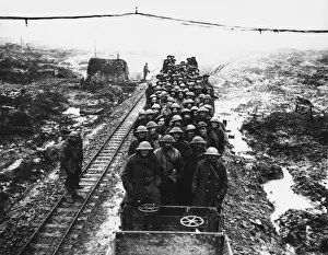 World War 1 History Drucke: Royal Engineers Working Party