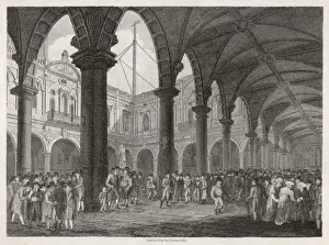 18th Century Architecture UK Drucke: Royal Exchange (2Nd)