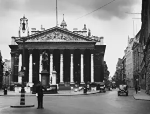 Polizei Drucke: Königliche Börse, London