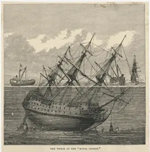 Maritime History UK Drucke: THE ROYAL GEORGE