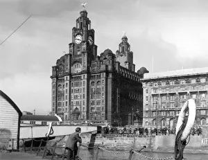 Liverpool Drucke: Königshälfen-Bauwerk