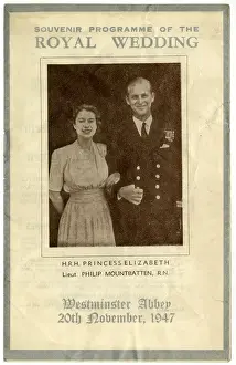 Westminster Abbey London Drucke: Royal Wedding Souvenir Programme