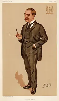 Drucke von Englischer Schriftsteller, Rudyard Kipling (1865-1936) Rudyard Kipling Drucke: Rudyard Kipling, Spion