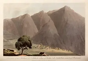 Constantinople History Drucke: Ruins at Delphi, Greece