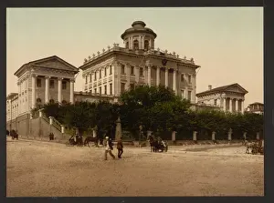 Nostalgic Coloured Photographs Drucke: Rumjanzoff, (i. e. Rumiantsev), Museum, Moscow, Russia