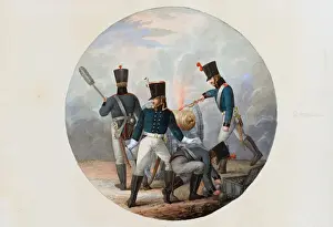 Russian Army Uniforms Drucke: Russian Artillery