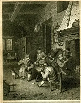 People Enjoying Leisure Time Drucke: Rustic Amusement
