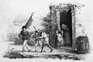 French Revolution Events Drucke: Rustic Volunteer