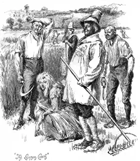 Rural Life In 19th Century Britain Drucke: Rustics Working