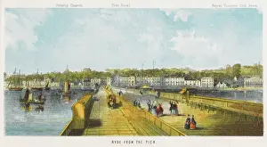 Victorian Pier Architecture Drucke: RYDE I. O. W