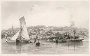 Vintage Sailing Boats UK Drucke: Ryde, Isle of Wight