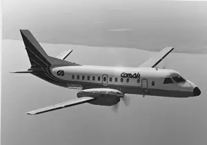 Aviation Aeroplanes Transport Drucke: SaB 340 -ComAir