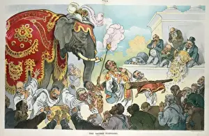 Republican Elephant Cartoon Drucke: The sacred elephant