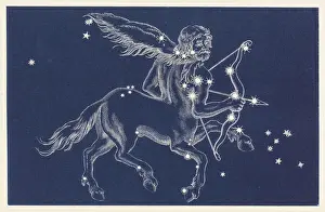 Sternkarten Drucke: Sagittarius