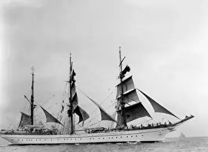 Sailing Ships Drucke: Sailing ship with three masts