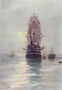 Hampshire Drucke: Segelschiff St Vincent