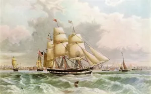 Segelschiffe Drucke: Yorkshire Packet Schiff