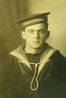 World War 1 Navy Drucke: Sailor from HMS Terrible