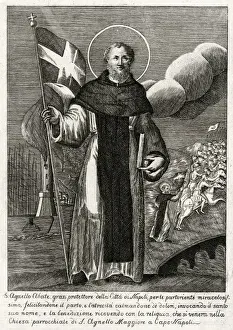 Historical Figures Of Italy Drucke: Saint Agnellus