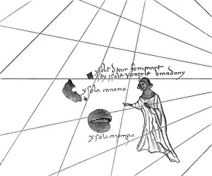 Historical Maps Of Ireland Drucke: Saint Brendan / Map