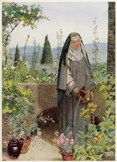 Mary Evans Prints Online Sale Drucke: Saint Clare