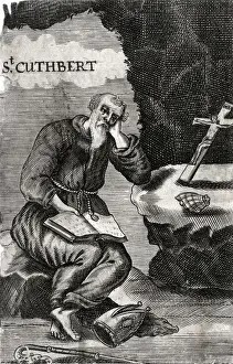 Early Christian Art Drucke: Saint Cuthbert