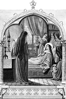 Drucke von SANKT JULIANNE von Mont-Cornillon (in der Nähe von Lüttich) Flämischer Geistlicher, der nach einer Offenbarung hart daran arbeitete Lüttich Drucke: Saint Julienne