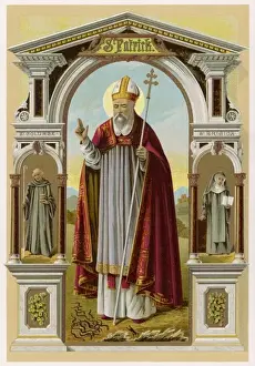 Irish History Images Drucke: Saint Patrick / Butler