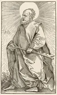Historical Jesus Images Drucke: Saint Peter (Baldung)