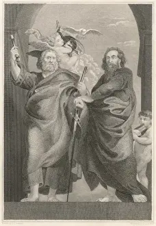 Saint Peter Drucke: Saint Peter with Saint Paul