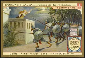 Samson And Delilah Art Drucke: Saint Saens / Samson / Lieb4