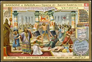 Samson And Delilah Art Drucke: Saint Saens / Samson / Lieb6
