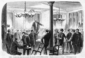 French Historical Events Drucke: Salesmen on Strike