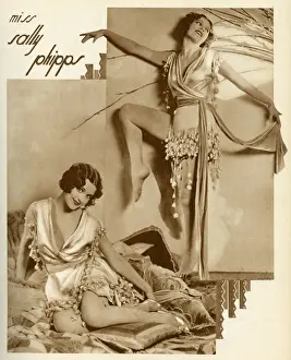Silent Film Entertainment History Drucke: Sally Phipps