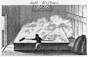 British Industrial Revolution Drucke: Salt Refining 1823