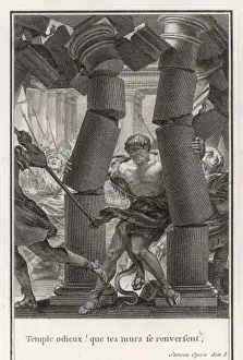 Samson im Tempel