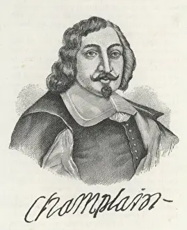 Samuel De Champlain Biography Drucke: Samuel Champlain