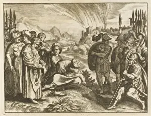 Old Testament Biblical Scenes Drucke: Samuel Given to Priests