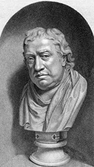 Historical Figure Portrait Art Drucke: Samuel Johnson / Bust